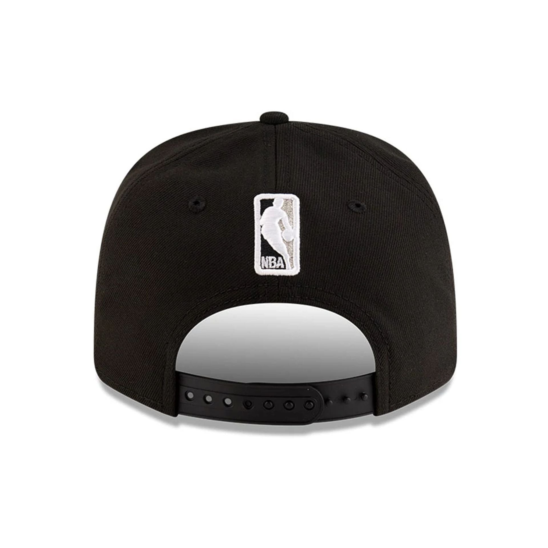 This is a San Antonio Spurs NBA Team Black 9SEVENTY Stretch Snap Adjustable Cap 7