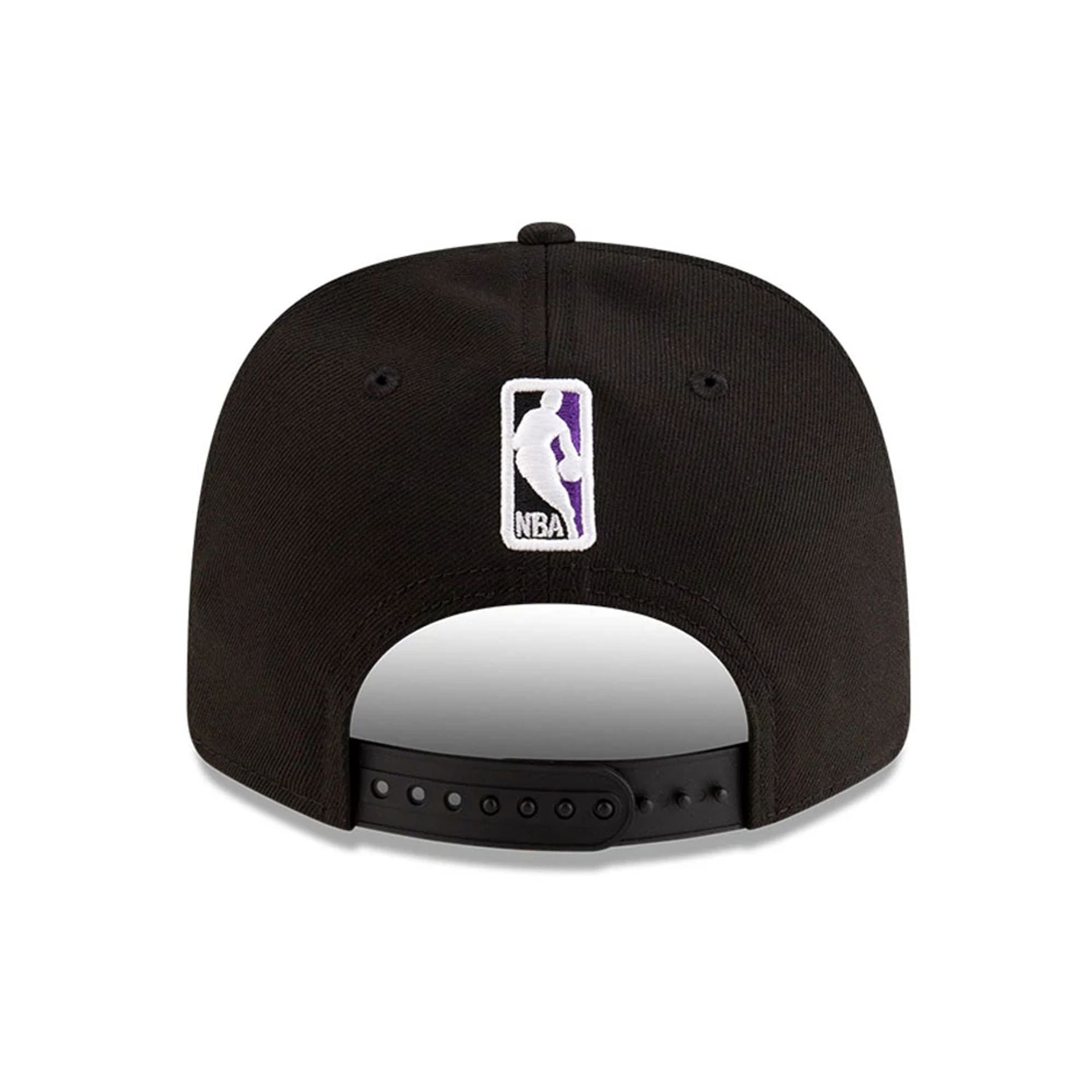 This is a Sacramento Kings NBA Team Black 9SEVENTY Stretch Snap Adjustable Cap 7