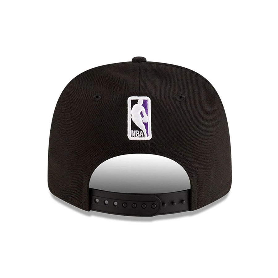 This is a Sacramento Kings NBA Team Black 9SEVENTY Stretch Snap Adjustable Cap 7