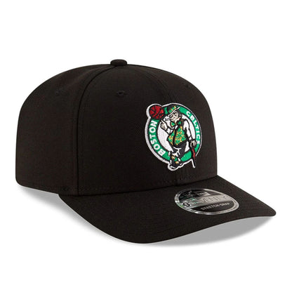 This is a Boston Celtics NBA Team Black 9SEVENTY Stretch Snap Adjustable Cap 4