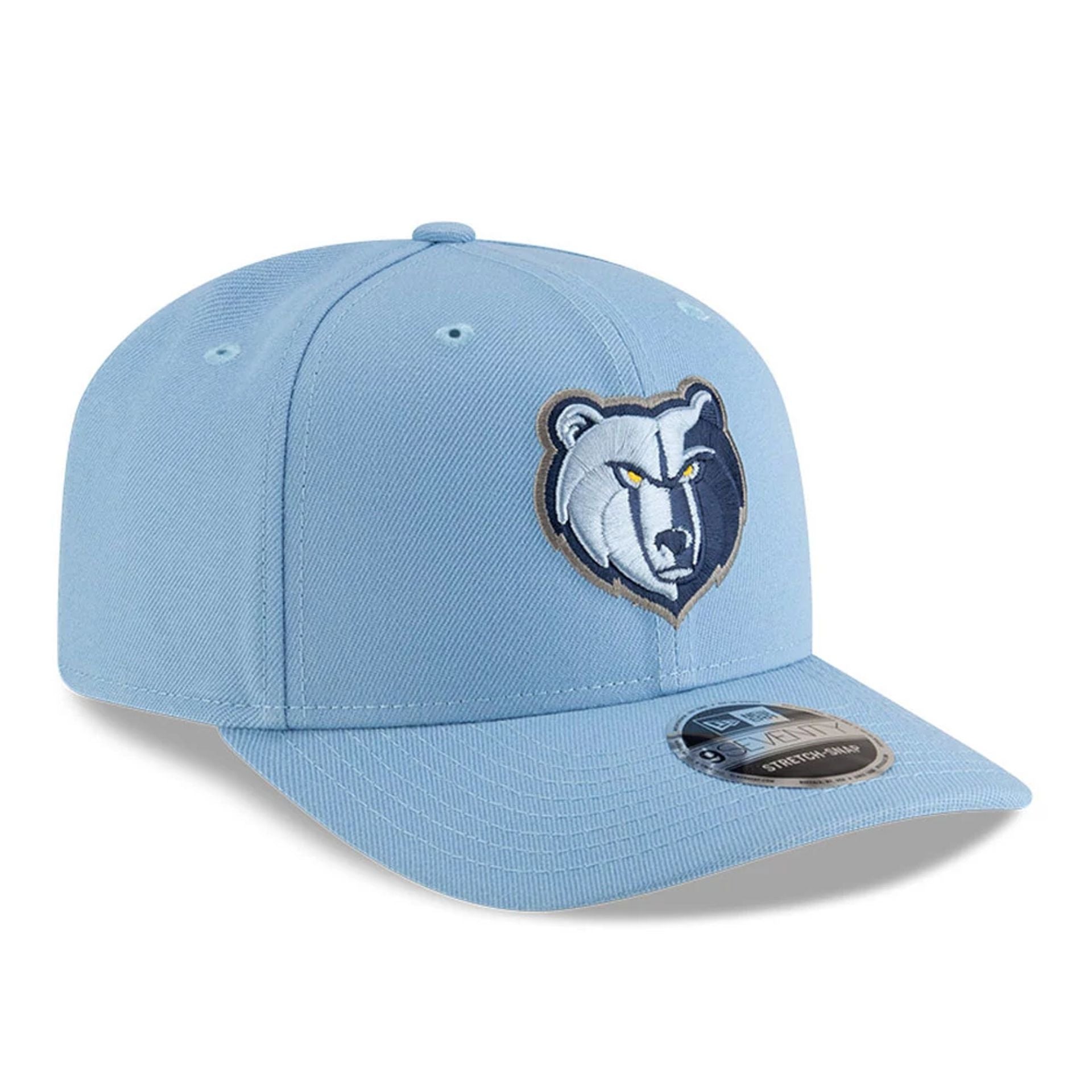 This is a Memphis Grizzlies NBA Team Blue 9SEVENTY Stretch Snap Adjustable Cap 4