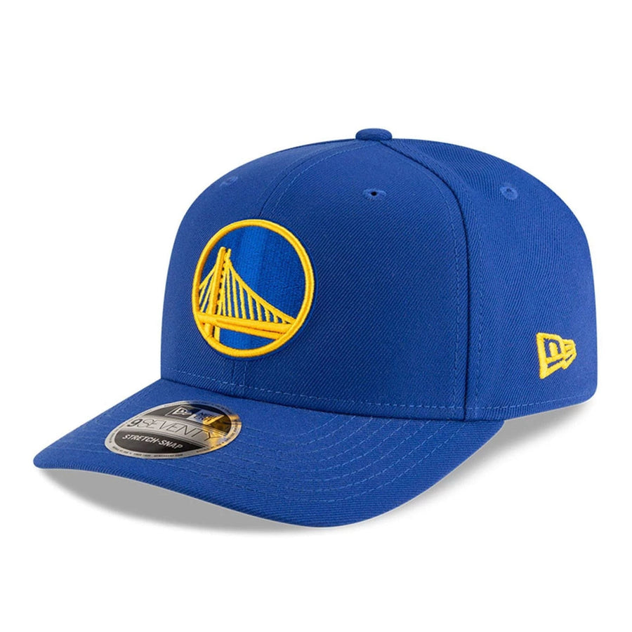 This is a Golden State Warriors NBA Team Blue 9SEVENTY Stretch Snap Adjustable Cap 1