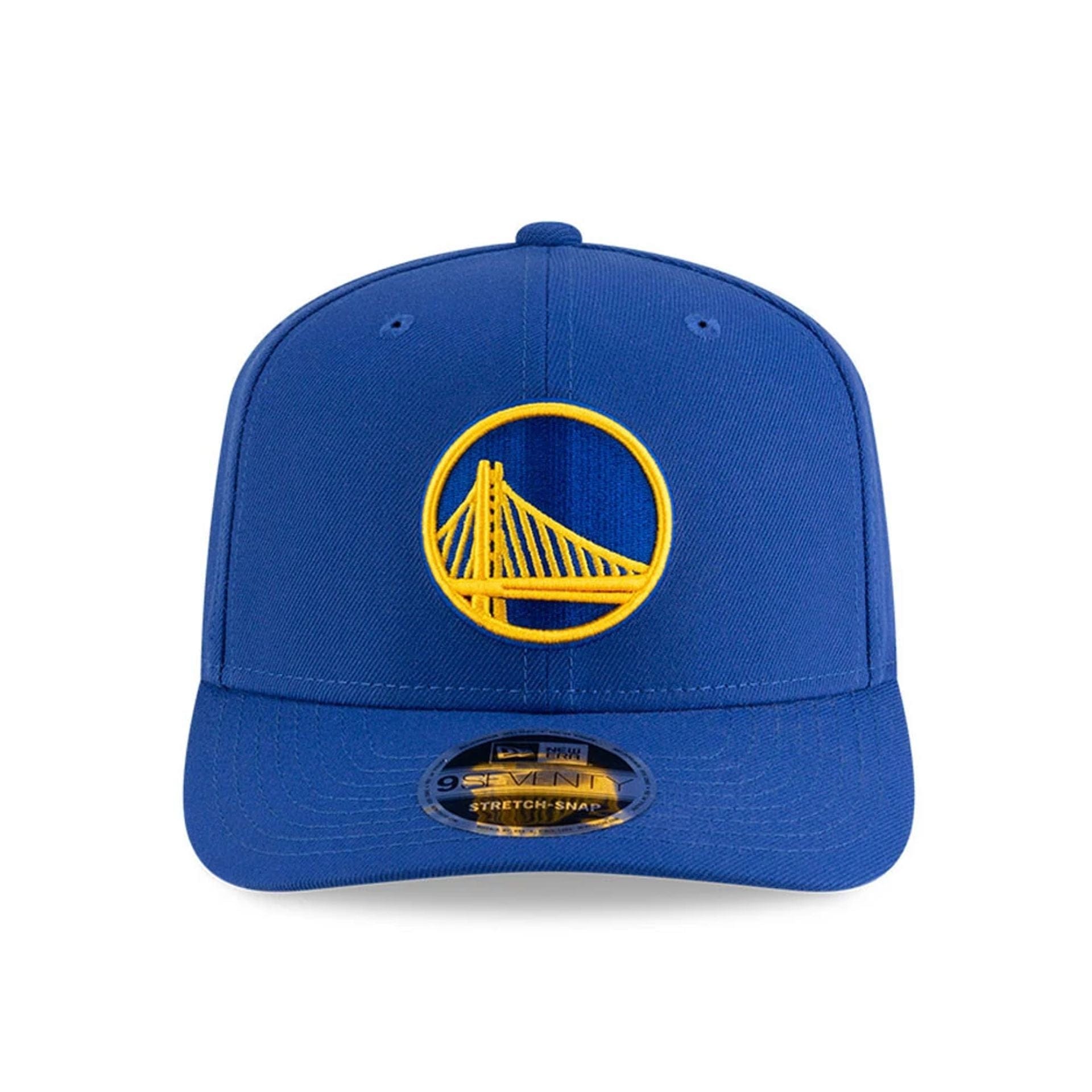 This is a Golden State Warriors NBA Team Blue 9SEVENTY Stretch Snap Adjustable Cap 3