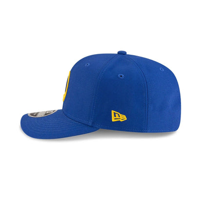 This is a Golden State Warriors NBA Team Blue 9SEVENTY Stretch Snap Adjustable Cap 5