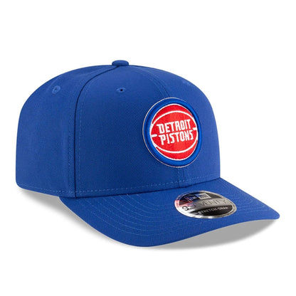 This is a Detroit Pistons NBA Team Blue 9SEVENTY Stretch Snap Adjustable Cap 4