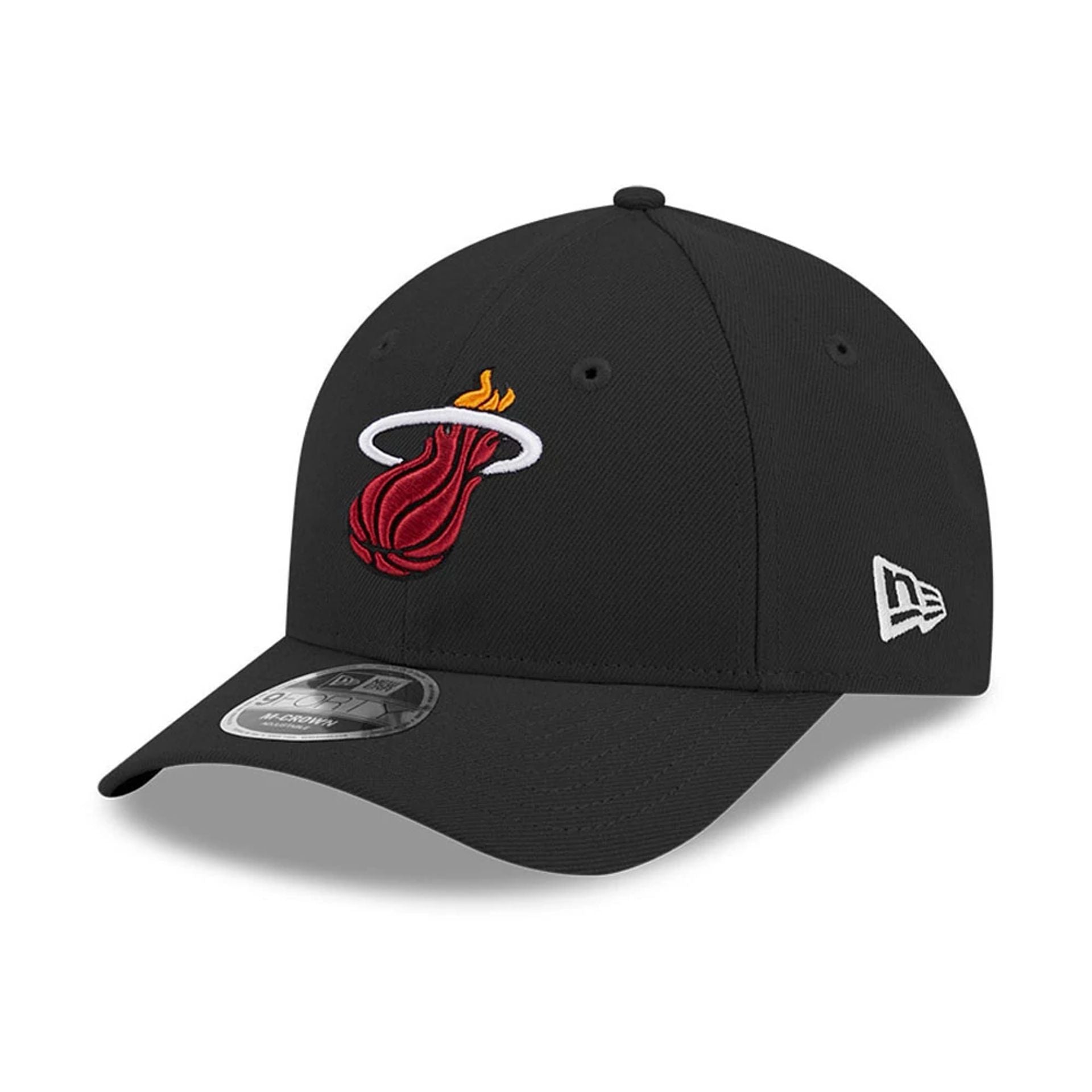 This is a Miami Heat NBA Team Black 9FORTY M-Crown Adjustable Cap 1