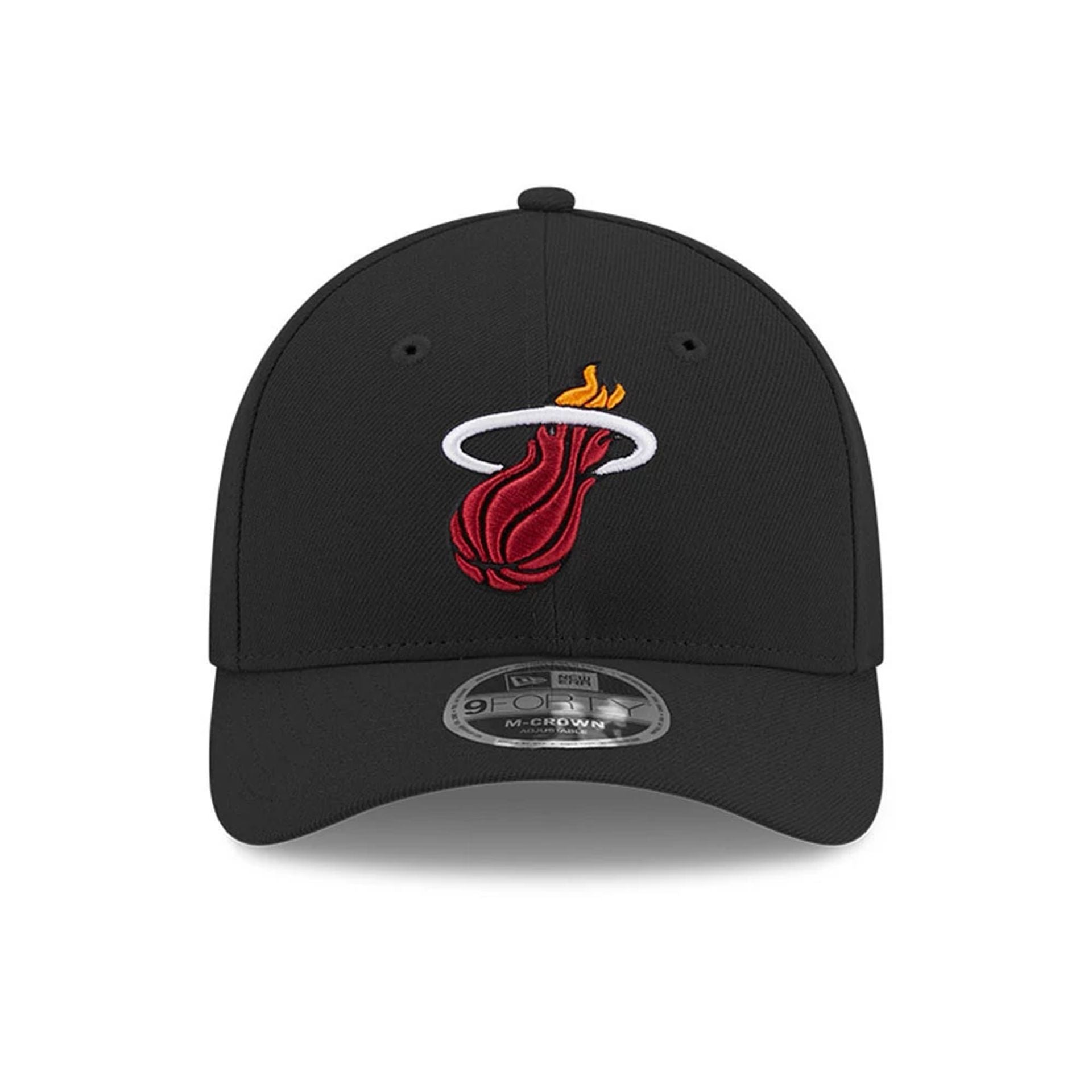 This is a Miami Heat NBA Team Black 9FORTY M-Crown Adjustable Cap 2