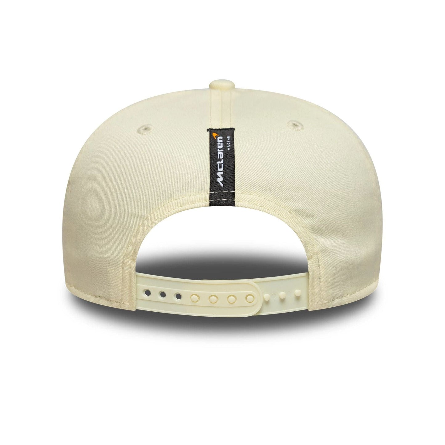 This is a Arrow McLaren Indycar Cream 9SEVENTY Stretch Snap Adjustable Cap 6