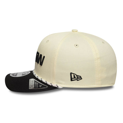This is a Arrow McLaren Indycar Cream 9SEVENTY Stretch Snap Adjustable Cap 5