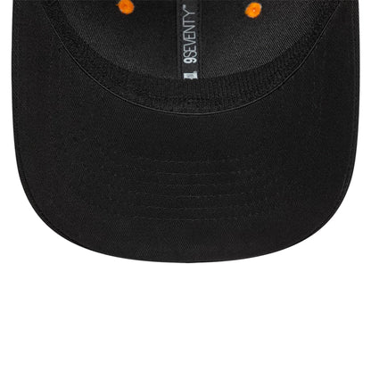 This is a McLaren Automotive Auto Bright Orange 9SEVENTY Stretch Snap Adjustable Cap 5