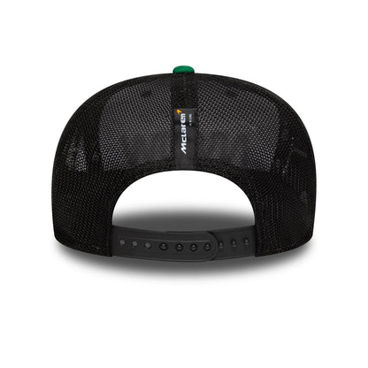 This is a Arrow McLaren Indycar Patricio O'Ward Green 9FIFTY Stretch Snap Adjustable Cap 7