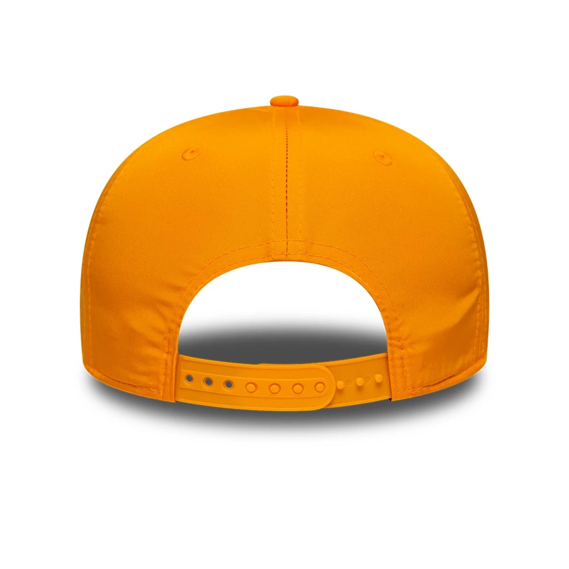 This is a McLaren Automotive P18 Stripe Bright Orange 9SEVENTY Stretch Snap Adjustable Cap 5
