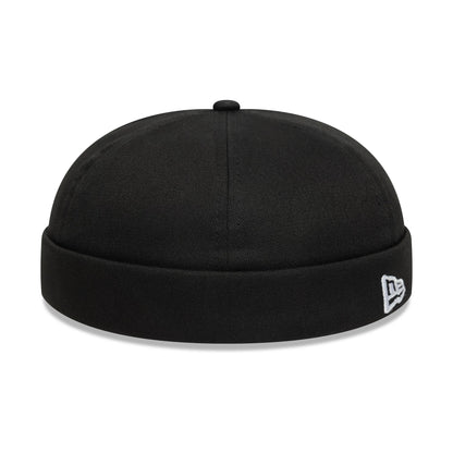This is a Cotton Twill Docker Black Skull Knit Beanie Hat 5