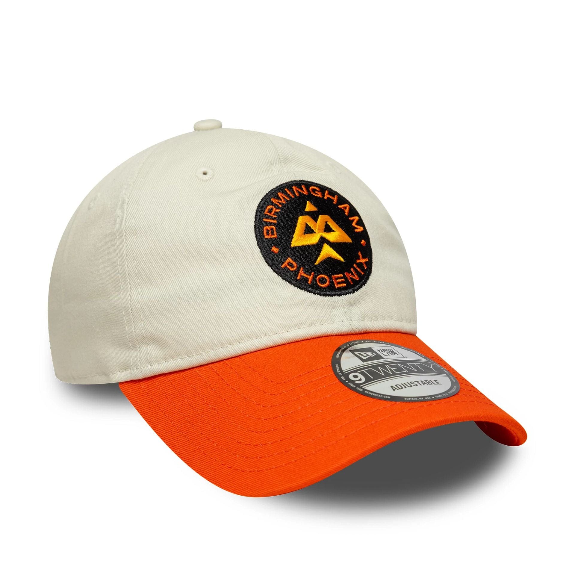 This is a Birmingham Phoenix The Hundred 2025 Contrast Light Beige 9TWENTY Adjustable Cap 3