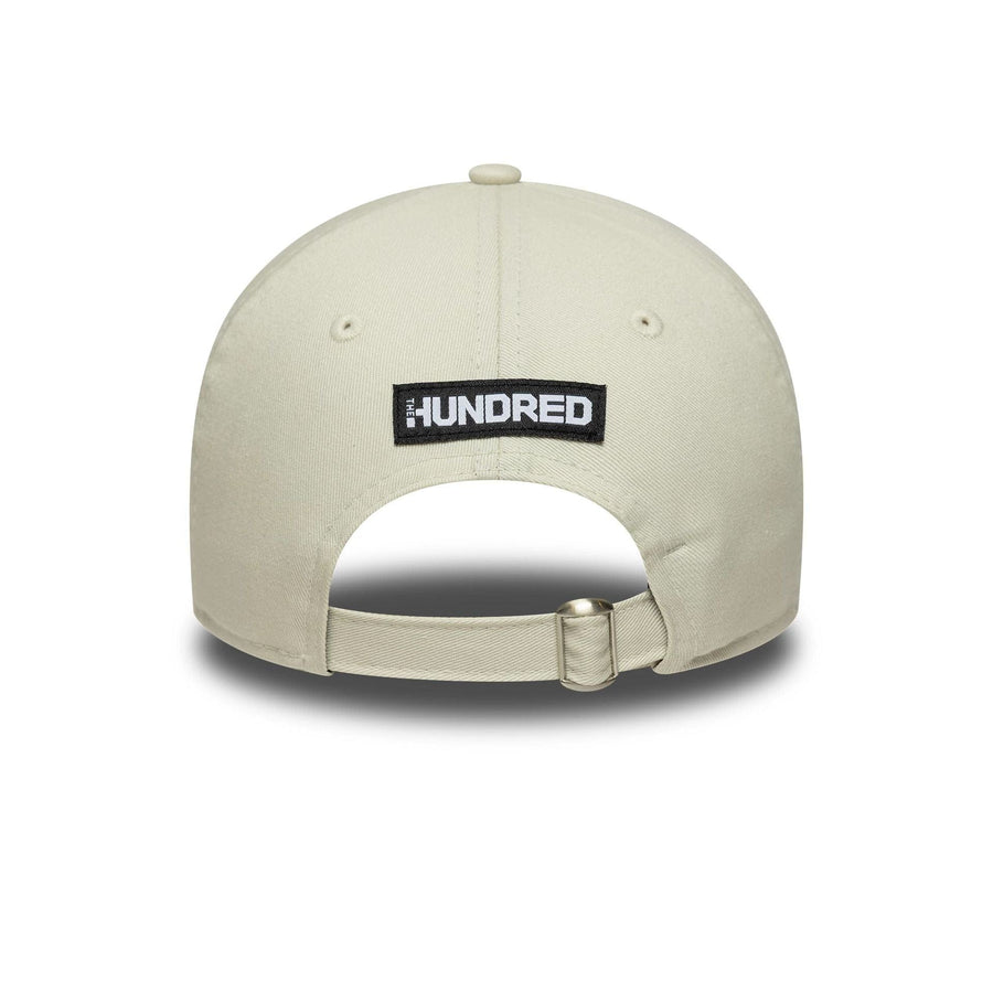 This is a Birmingham Phoenix The Hundred 2025 Contrast Light Beige 9TWENTY Adjustable Cap 4