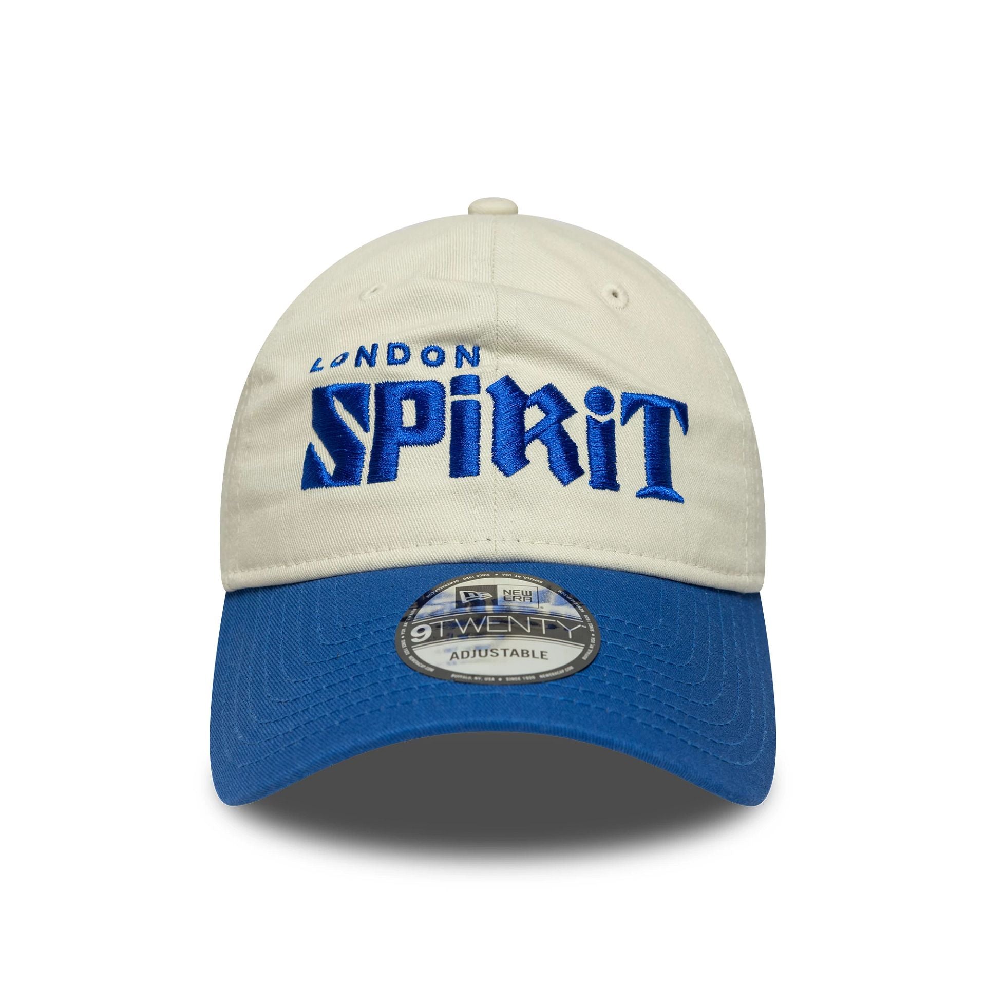 This is a London Spirit The Hundred 2025 Contrast Light Beige 9TWENTY Adjustable Cap 2