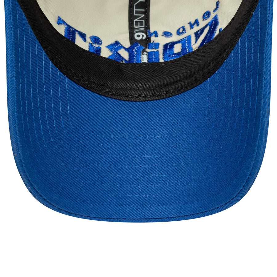 This is a London Spirit The Hundred 2025 Contrast Light Beige 9TWENTY Adjustable Cap 7