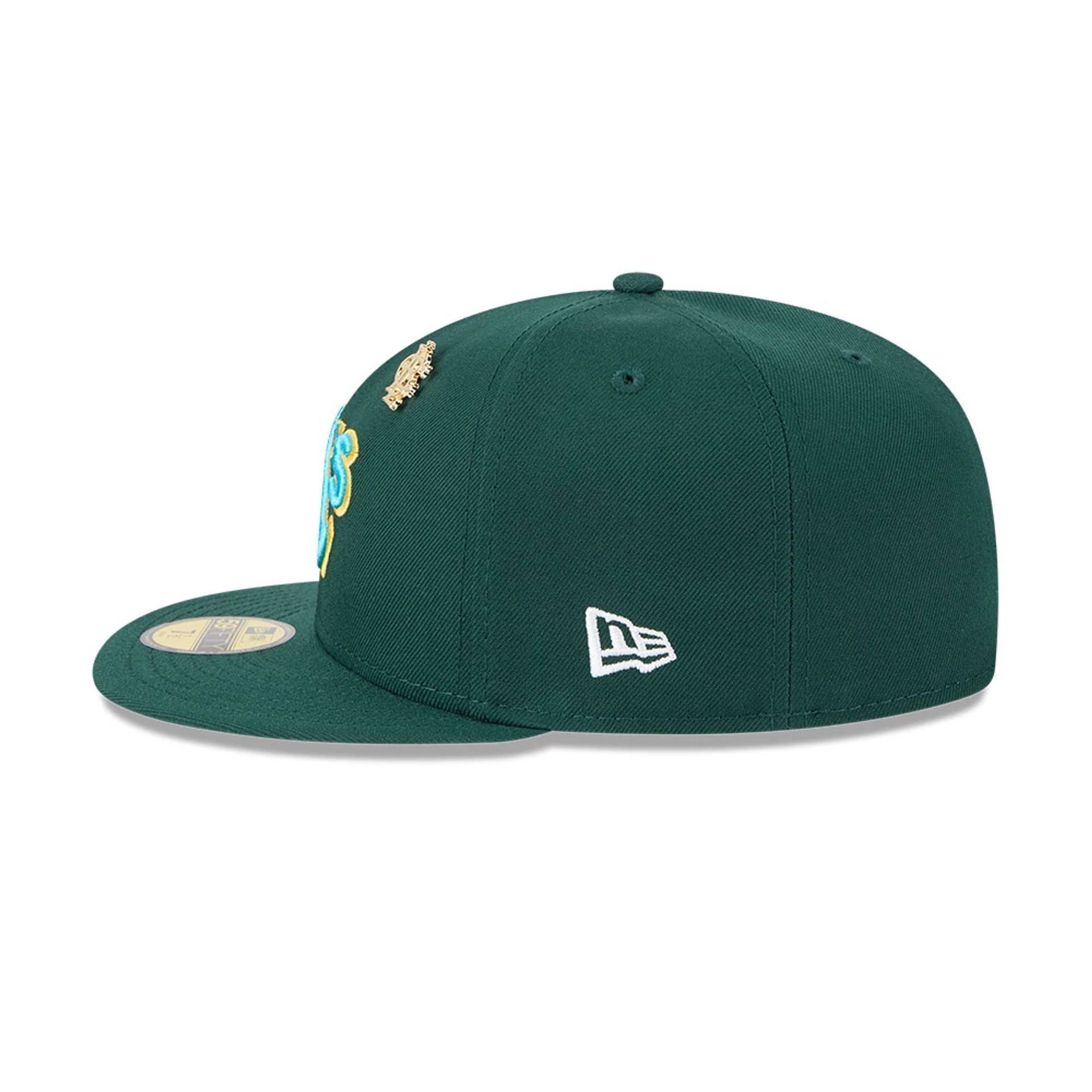 帽子 WTAPS 59FIFTY CAP NEWERA LEAGUE GREEN WTAPS - New Era Logo-Embroidered Cotton-Twill Baseball Cap