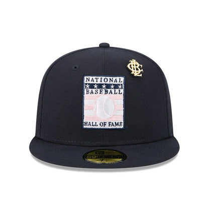 This is a Baseball Hall Of Fame Big League Chew Navy 59FIFTY Fitted Cap 3
