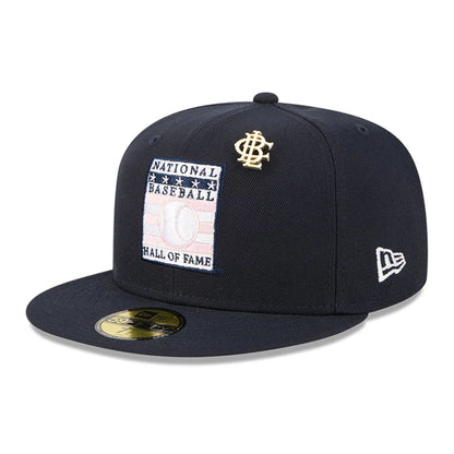 This is a Baseball Hall Of Fame Big League Chew Navy 59FIFTY Fitted Cap 4