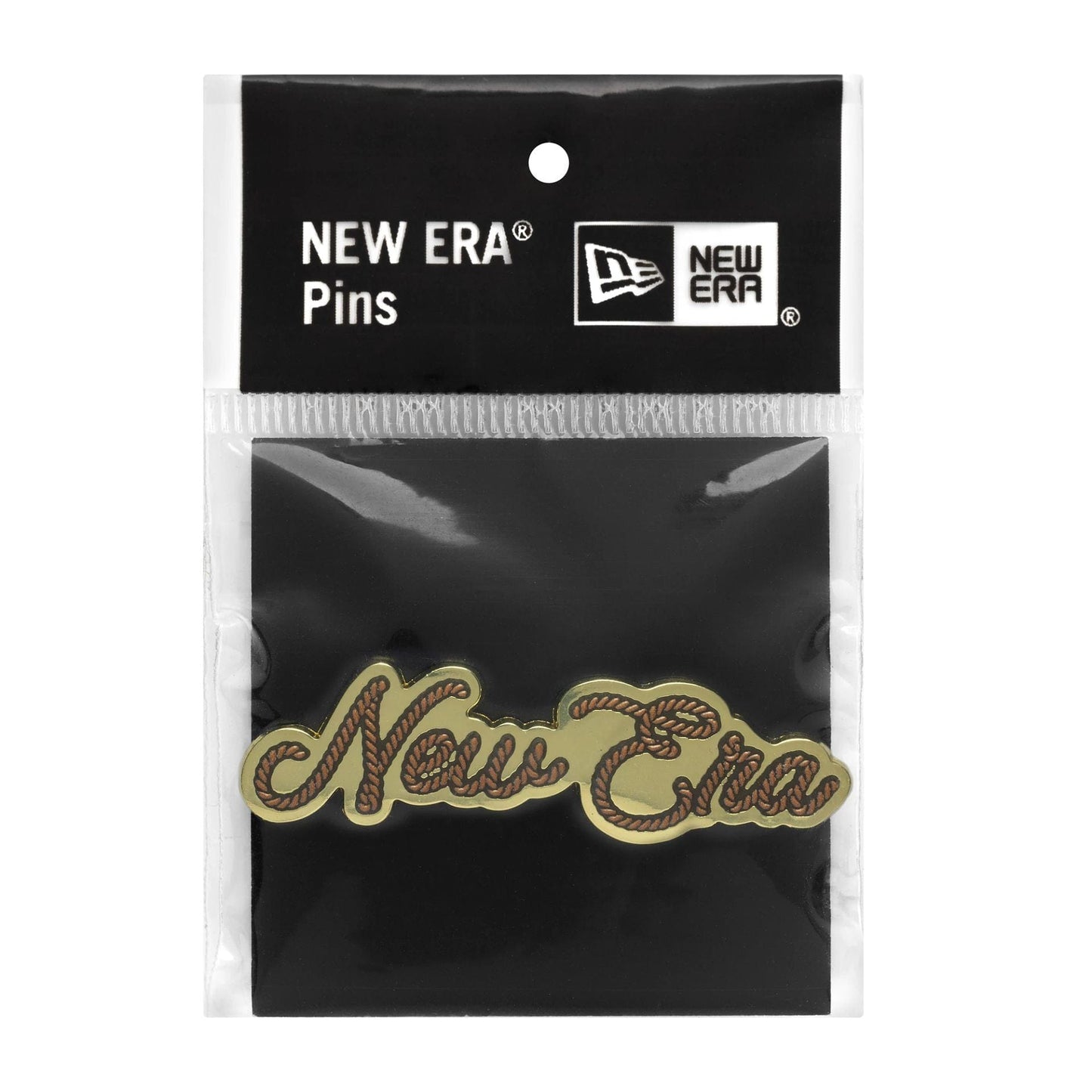 This is a  New Era Rope Gold Pin Badge  3