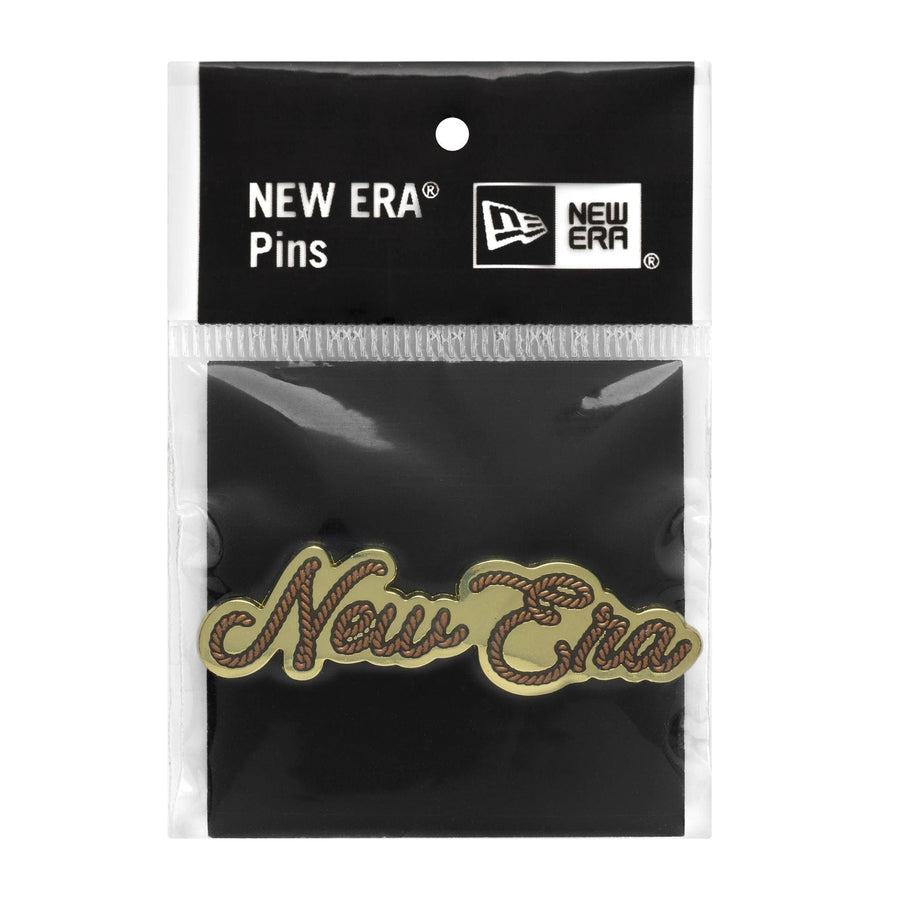 This is a  New Era Rope Gold Pin Badge  3