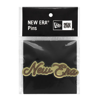 This is a  New Era Rope Gold Pin Badge  3