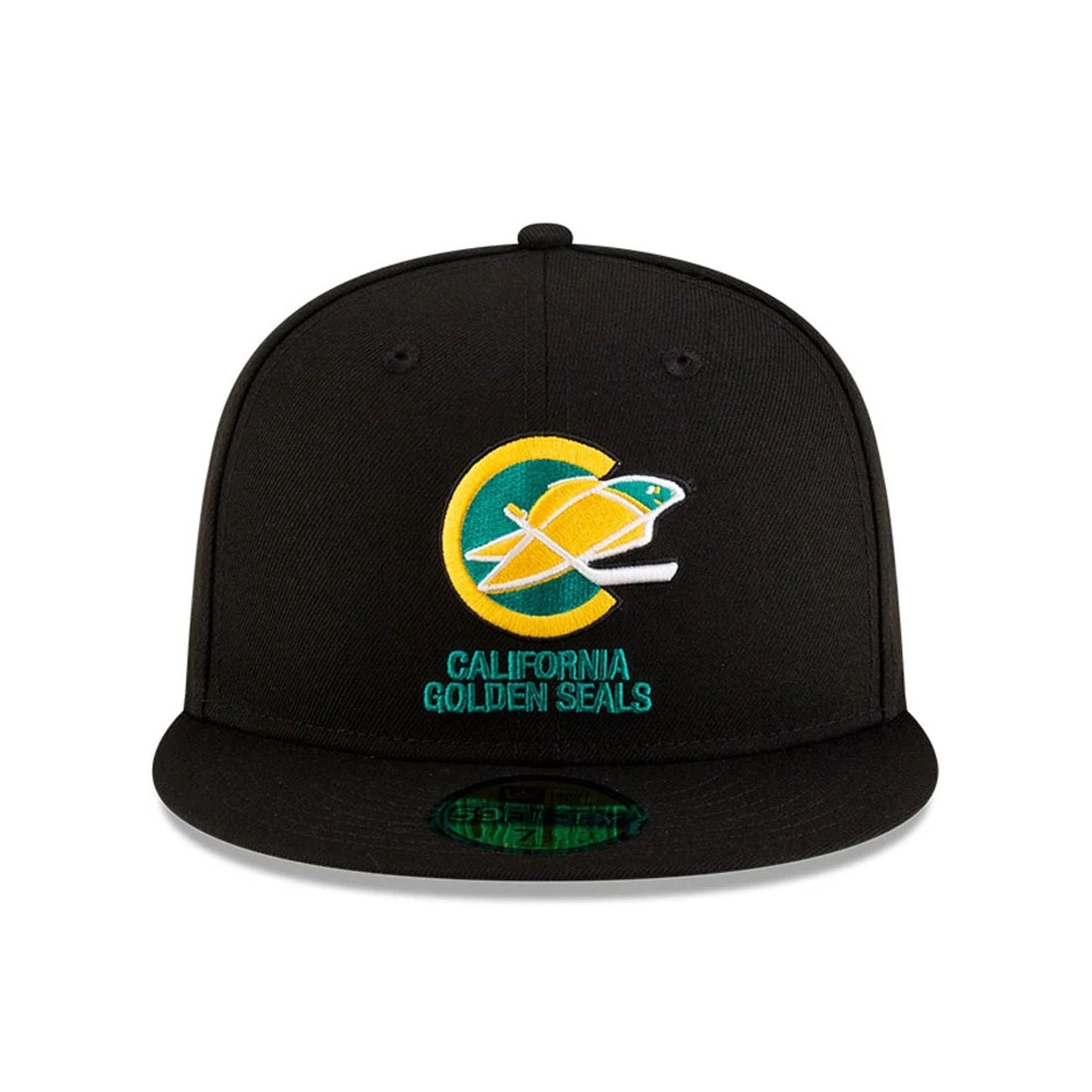 This is a California Golden Seals NHL Basic Black 59FIFTY Fitted Cap 3