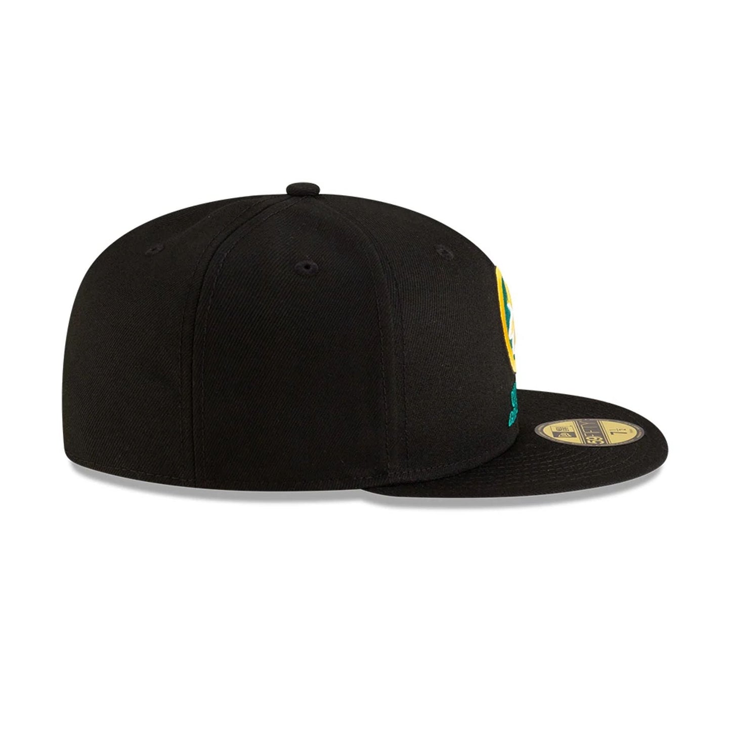 This is a California Golden Seals NHL Basic Black 59FIFTY Fitted Cap 6