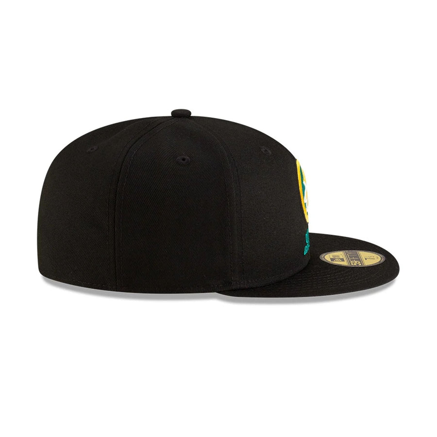This is a California Golden Seals NHL Basic Black 59FIFTY Fitted Cap 6