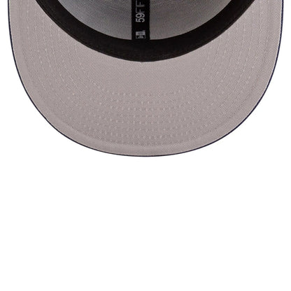 This is a Hartford Whalers NHL Basic Navy 59FIFTY Fitted Cap 2