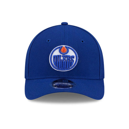 This is a Edmonton Oilers NHL Team Blue 9FORTY M-Crown Adjustable Cap 4