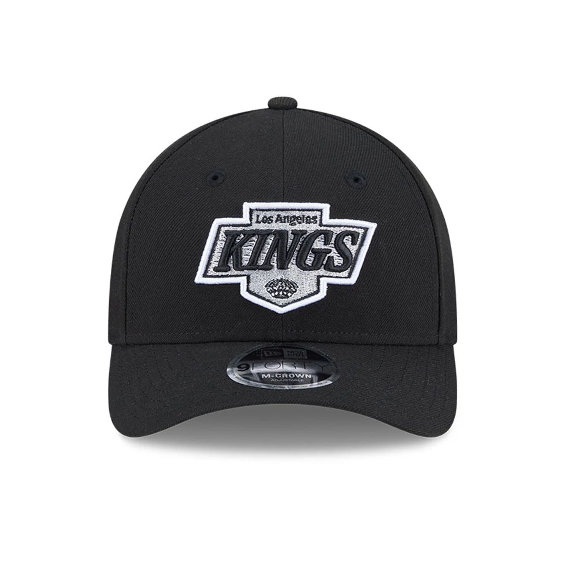 This is a LA Kings NHL Team Black 9FORTY M-Crown Adjustable Cap 3