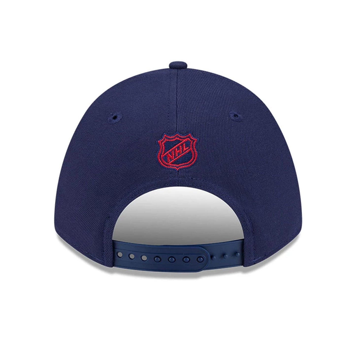 This is a Columbus Blue Jackets NHL Team Navy 9FORTY M-Crown Adjustable Cap 7