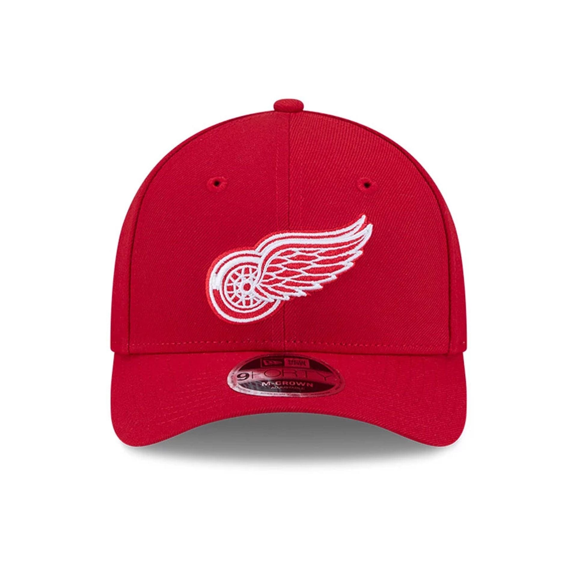 This is a Detroit Red Wings NHL Team Red 9FORTY M-Crown Adjustable Cap 3