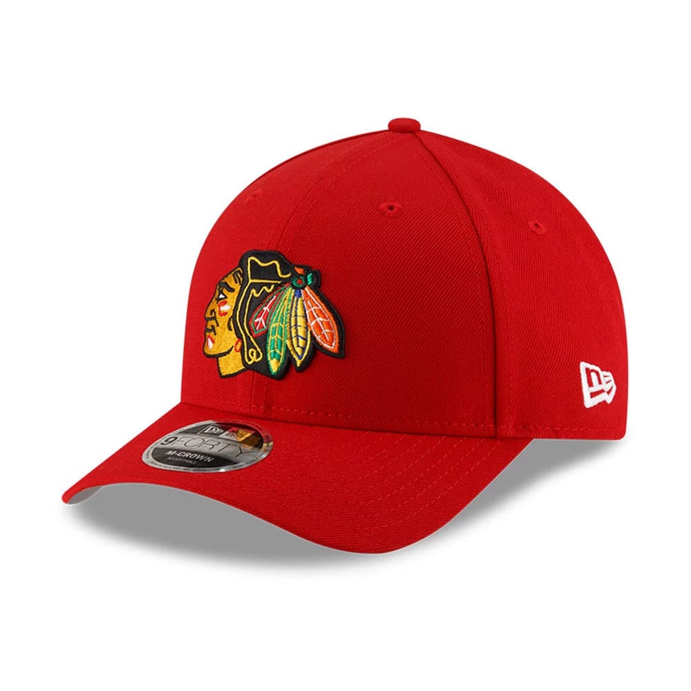 This is a Chicago Blackhawks NHL Team Red 9FORTY M-Crown Adjustable Cap 1