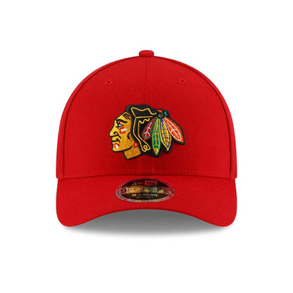 This is a Chicago Blackhawks NHL Team Red 9FORTY M-Crown Adjustable Cap 3