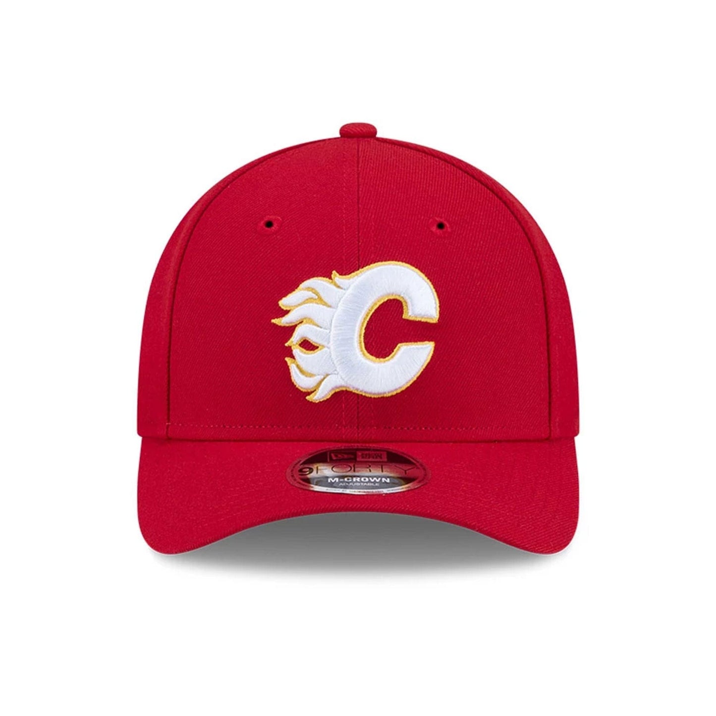 This is a Calgary Flames NHL Team Red 9FORTY M-Crown Adjustable Cap 3