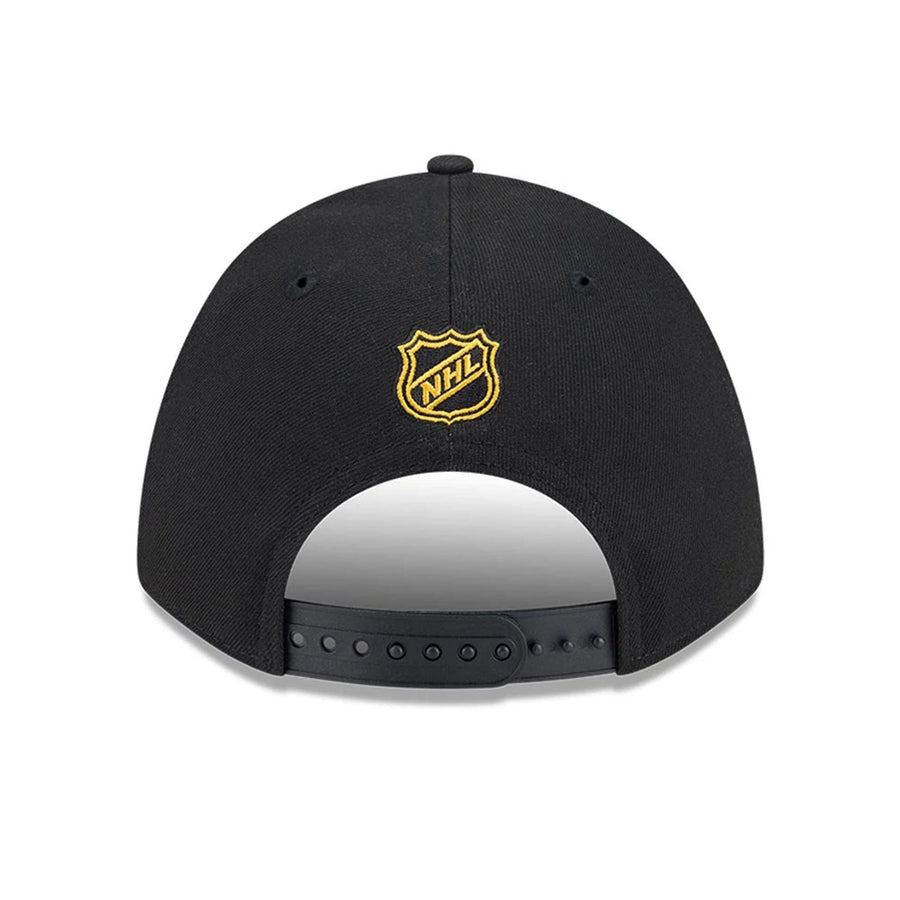 This is a Boston Bruins NHL Team Black 9FORTY M-Crown Adjustable Cap 5