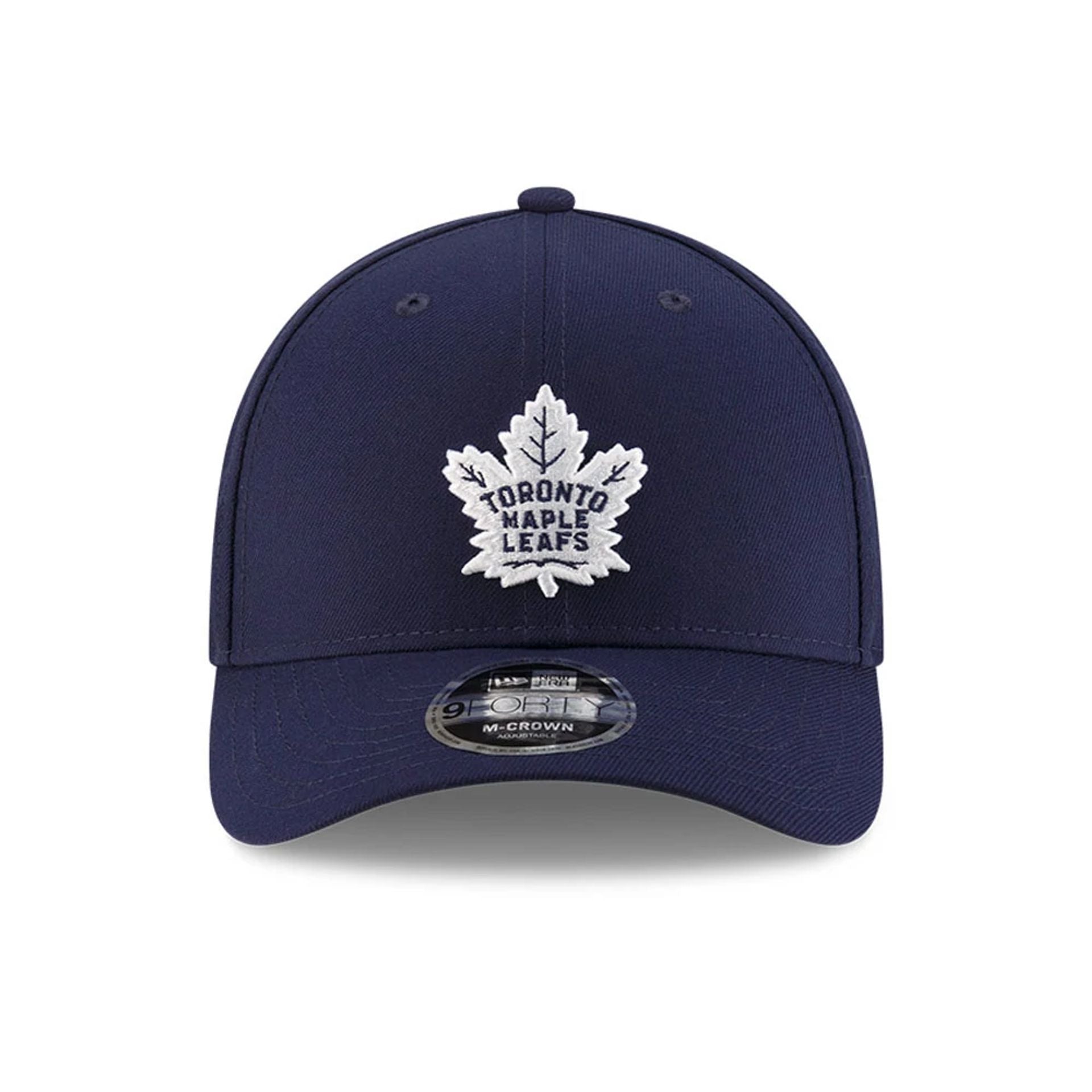 This is a Toronto Maple Leafs NHL Team Navy 9FORTY M-Crown Adjustable Cap 3