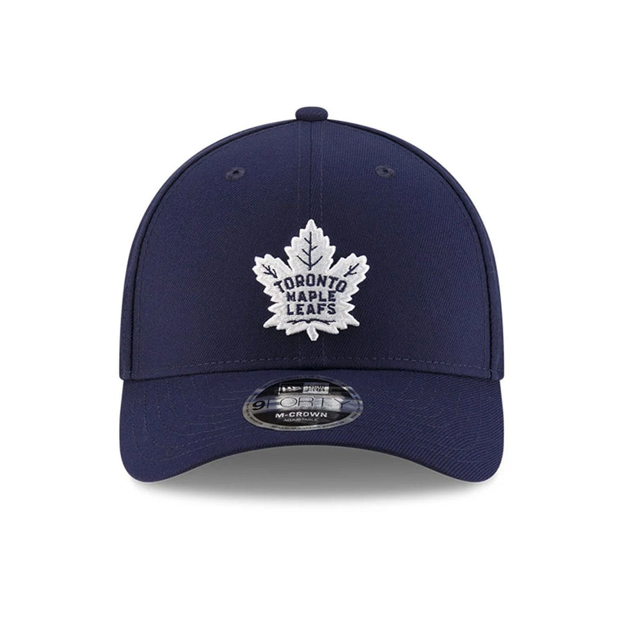 This is a Toronto Maple Leafs NHL Team Navy 9FORTY M-Crown Adjustable Cap 3