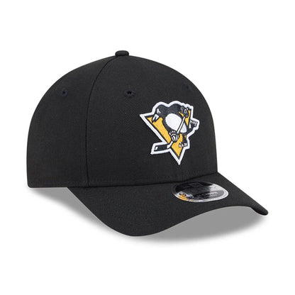 This is a Pittsburgh Penguins NHL Team Black 9FORTY M-Crown Adjustable Cap 4