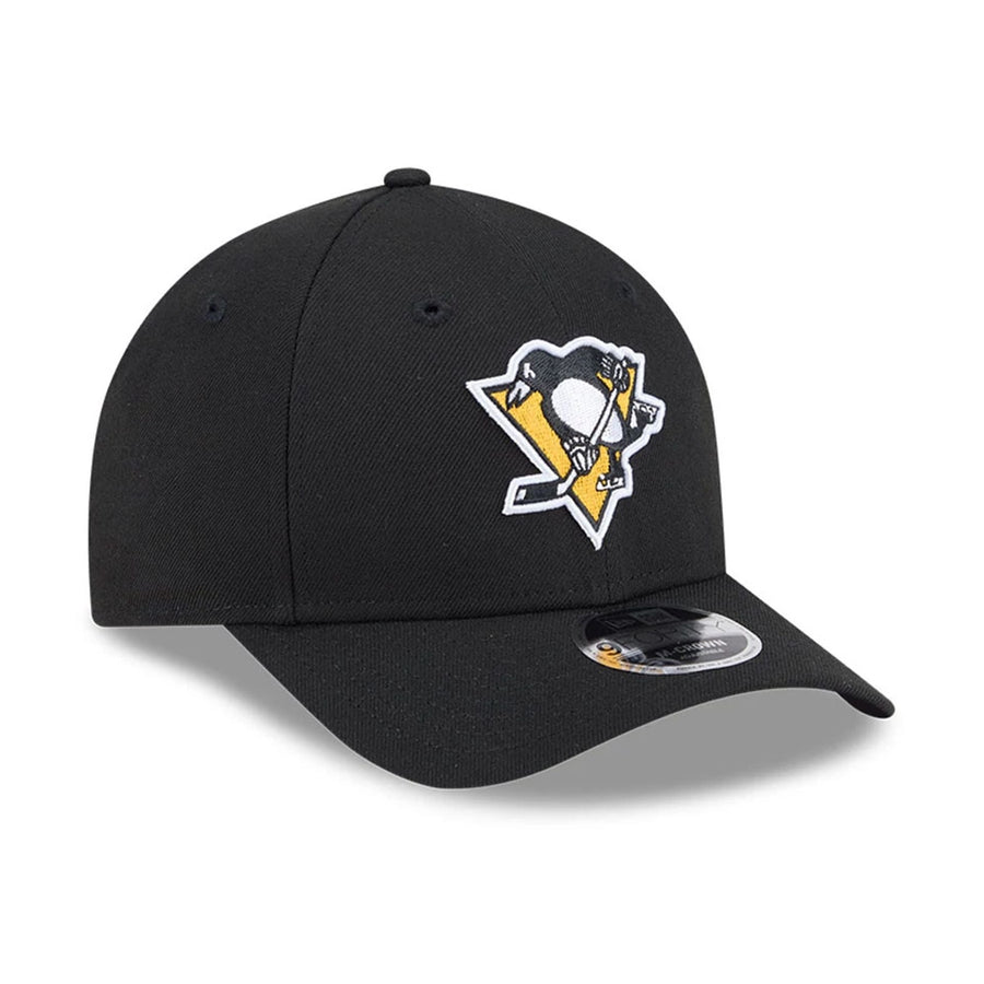 This is a Pittsburgh Penguins NHL Team Black 9FORTY M-Crown Adjustable Cap 4