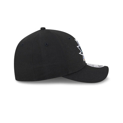 This is a San Jose Sharks NHL Team Black 9FORTY M-Crown Adjustable Cap 6