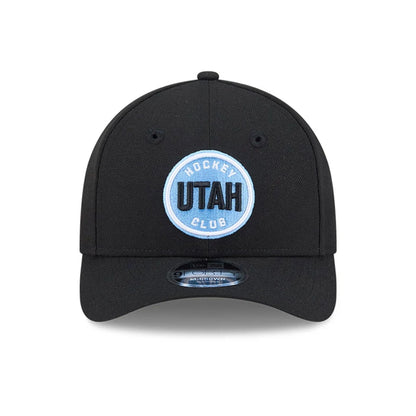 This is a Utah Mammoth NHL Team Black 9FORTY M-Crown Adjustable Cap 3