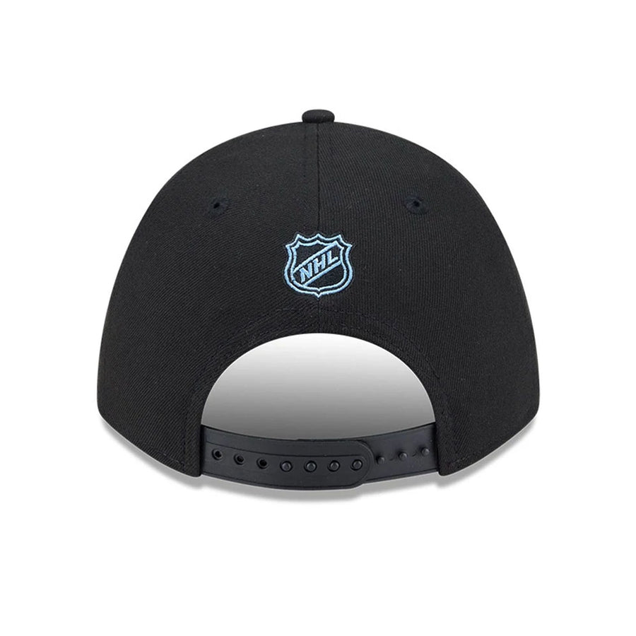 This is a Utah Mammoth NHL Team Black 9FORTY M-Crown Adjustable Cap 7