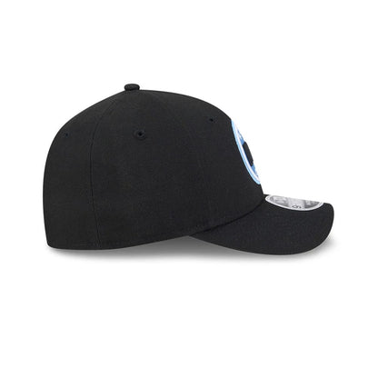 This is a Utah Mammoth NHL Team Black 9FORTY M-Crown Adjustable Cap 6