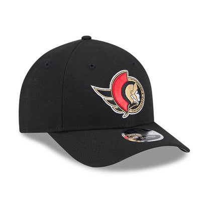This is a Ottawa Senators NHL Team Black 9FORTY M-Crown Adjustable Cap 4