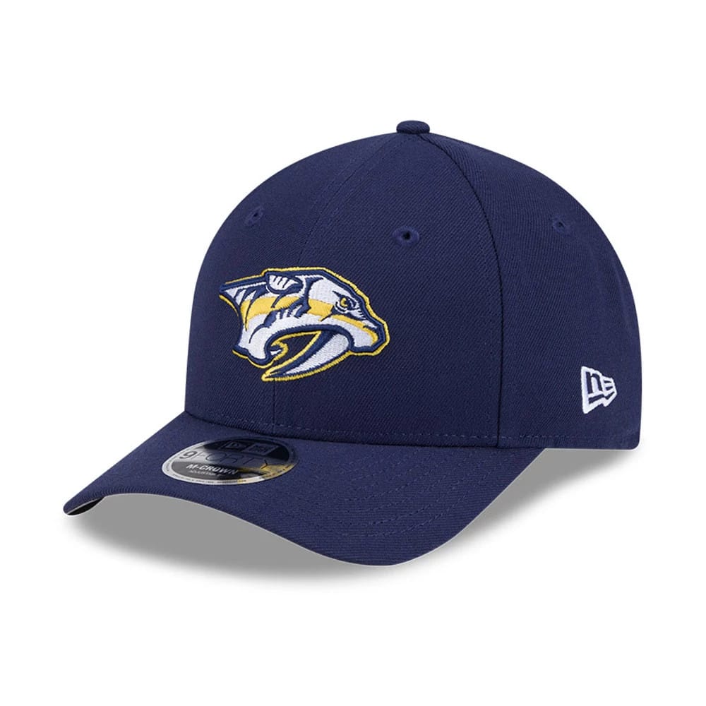 This is a Nashville Predators NHL Team Navy 9FORTY M-Crown Adjustable Cap 1