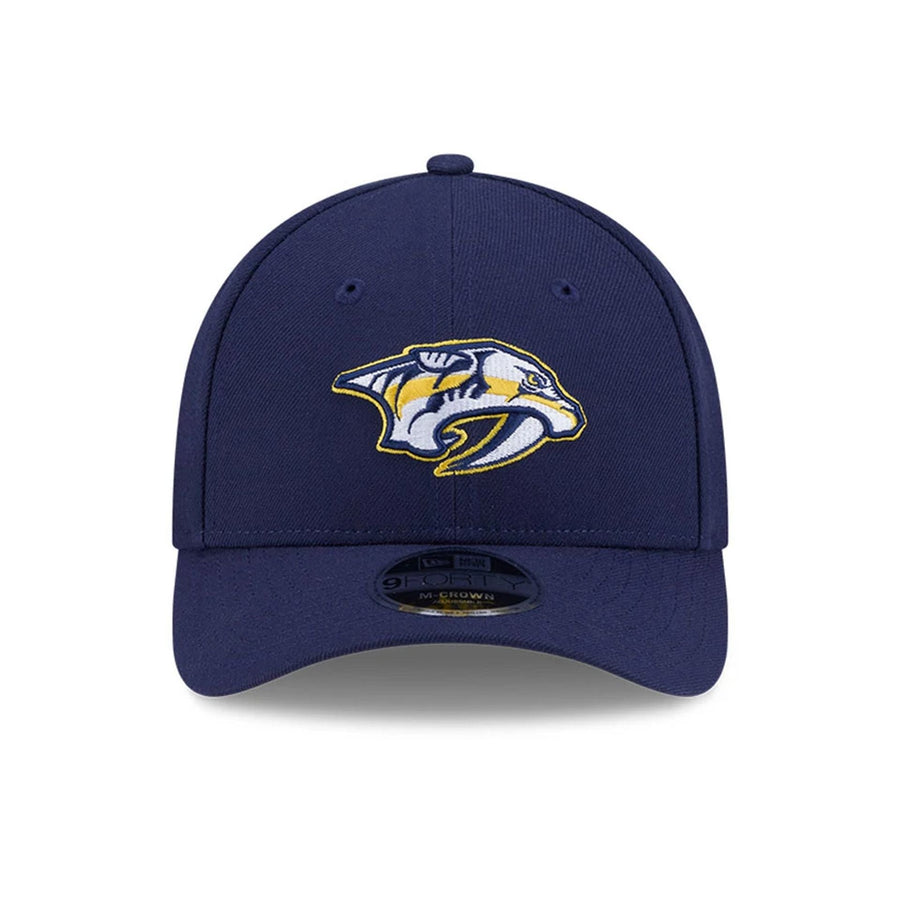 This is a Nashville Predators NHL Team Navy 9FORTY M-Crown Adjustable Cap 3